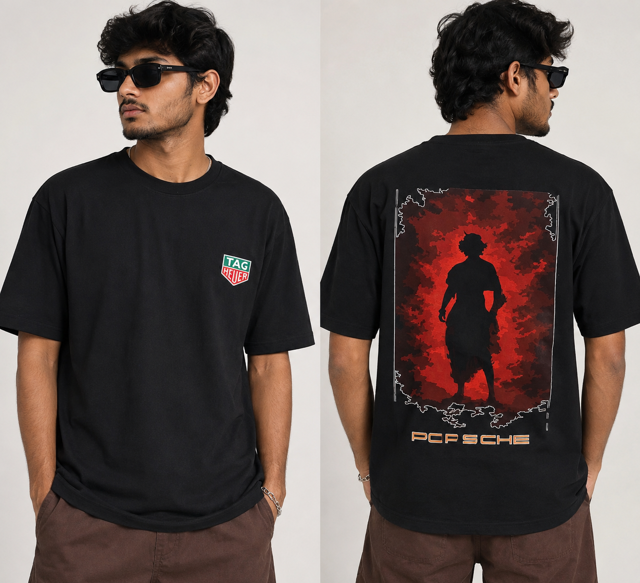 Men’s Premium 250 GSM Oversized Printed T-Shirt